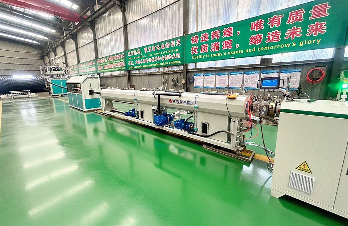 PE/PP Spiral CorrugatedPipe production line
